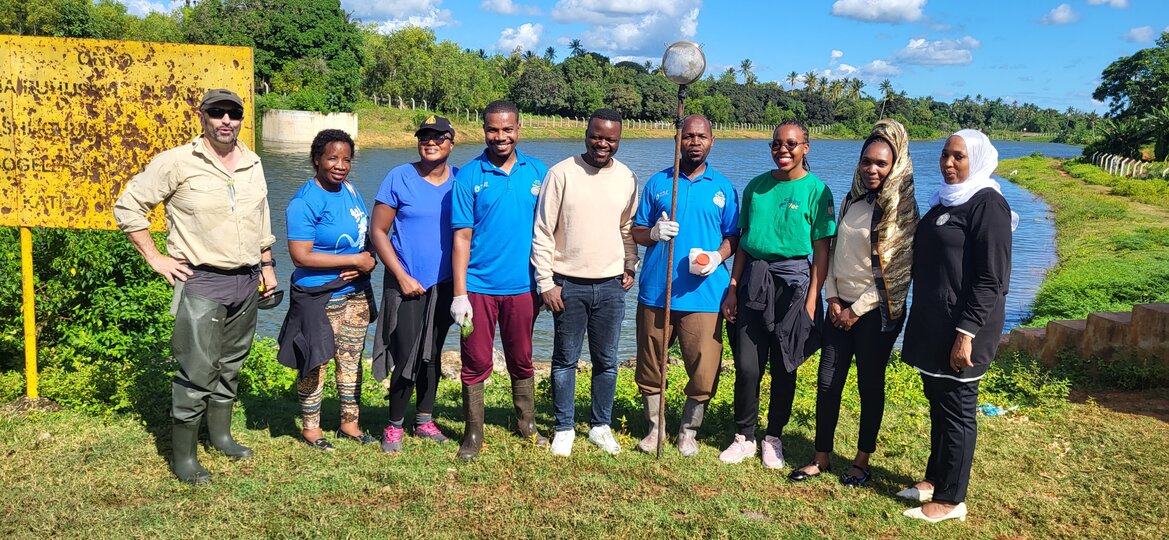 Shire Vec team on a field visit in Zanzibar