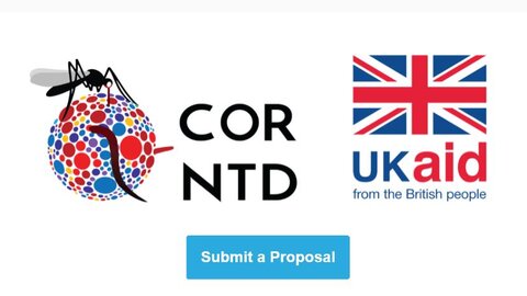 COR NTD and UKAID logos