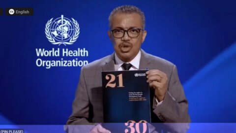 Dr Tedros Adhanom Ghebreyesus, Director-General of the World Health Organization launches the new WHO NTD roadmap 2021-2030