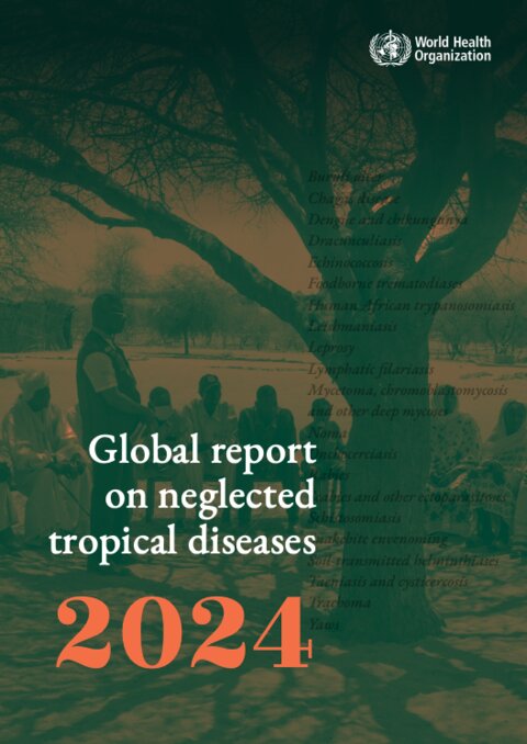 Front cover of the WHO NTD report 2024